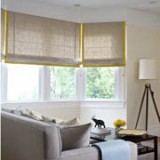 Roman Shade with trim