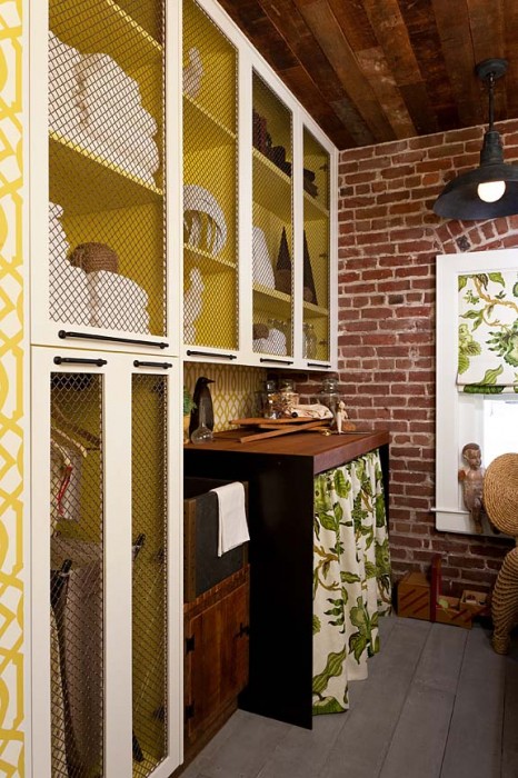 Stitch skirt and roman shade at the 2012 San Francisco Decorator Showcase